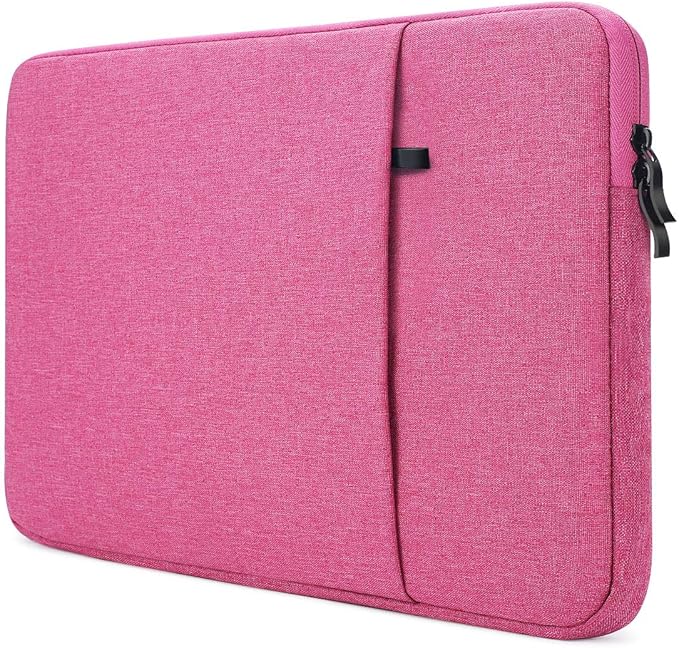 NIDOO 12" 13 inch Laptop Sleeve Case for 12.9" iPad Pro M1 M2 / 13" 13.6" MacBook Air/Surface Pro 7 8 9 X / 11.5" Lenovo Tab P11 Pro Tablet/ThinkPad Z13 / 13.4" Dell XPS 13 Plus/Galaxy Red
