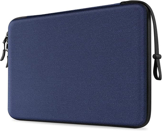 FINPAC Hard Laptop Sleeve Case for 13 inch MacBook Air M4 2025 A3240 M3 2024 A3113, 14 inch MacBook Pro M5/M4/M3/M2 A3434 A3401, 13" Air/Pro, Waterproof Case for Dell, Surface Laptop, HP, Acer, Navy