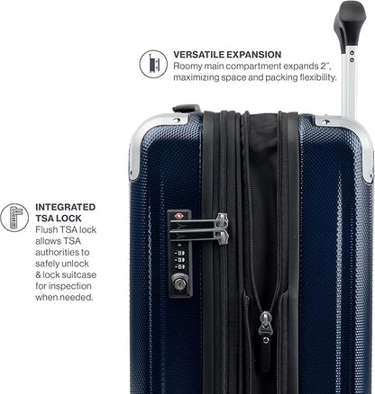 Travelpro Pathways 3 Hardside Expandable Luggage, 8 Spinner Wheels, Lightweight Hard Shell Suitcase, Carry On 21 Inch, Royal Blue