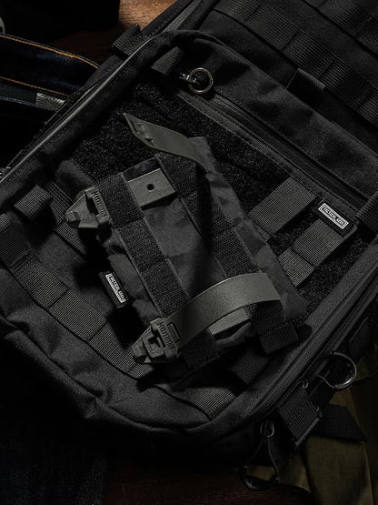 TACTICAL GEEK Storage A5 EDC Storage Pouch Set, Molle EDC Gadget Pouch, Multi-Functional Utility Small Tool Pocket for Daily Carry (Light Black)