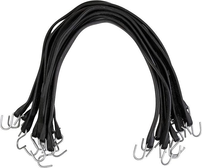 US Cargo Control 31" Rubber Tarp Straps (Bundle of 10)