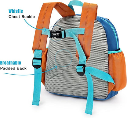 STEAMEDBUN Toddler Backpack for Boys 2-4: Kids Backpack Boys Girls - Preschool Kindergarten Daycare Backpacks - 12 inch