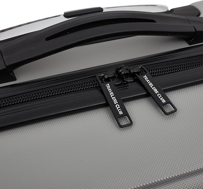Travelers Club Skyline 20" Carry-On Spinner Luggage, Gray