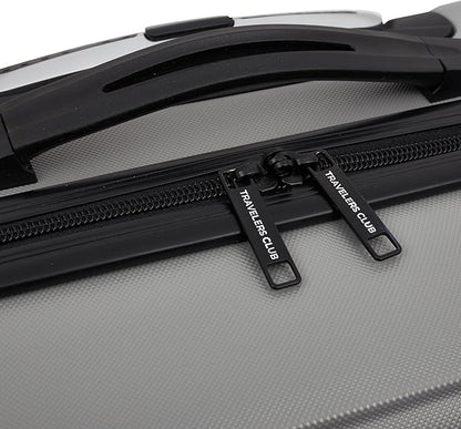 Travelers Club Skyline 20" Carry-On Spinner Luggage, Gray