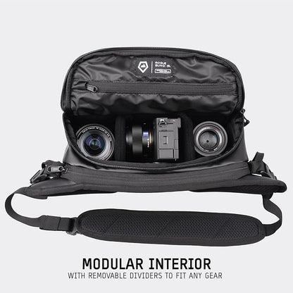 WANDRD ROGUE V1 6L Sling: Compact Camera Sling and Crossbody Bag with Fast Access, 3-Way Carry– Lightweight Everyday Bag Great for Travel, Photography, and Daily Use (Black)