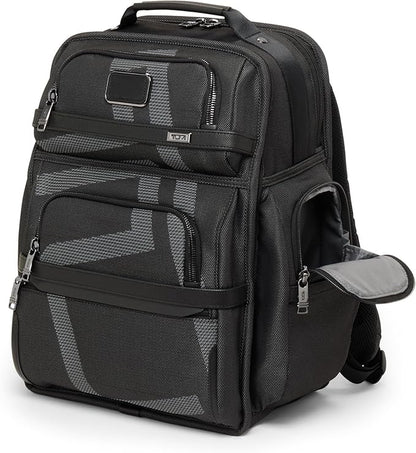 TUMI - Alpha Brief Pack - Men's Laptop Backpack with Padded Adjustable Straps - Fit up to 15" Screen - 17.0" X 12.0" X 8.0" - Reflective TUMI Jacquard