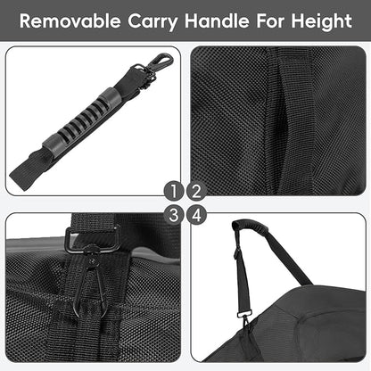 116L Foldable Rolling Duffel Bag with 3 Wheels And Handle, 30 inch Large Travel Duffle Bag for Travel, Camping, Outdoors