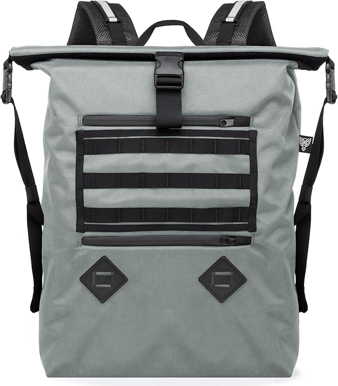 Xtreme Sight Line ~ AQUA RT ~ Large Water-Proof Faraday Backpack for Laptops, Tablets, and Mid-Size Electronics ~ Tracking/Hacking Defense ~ Silver