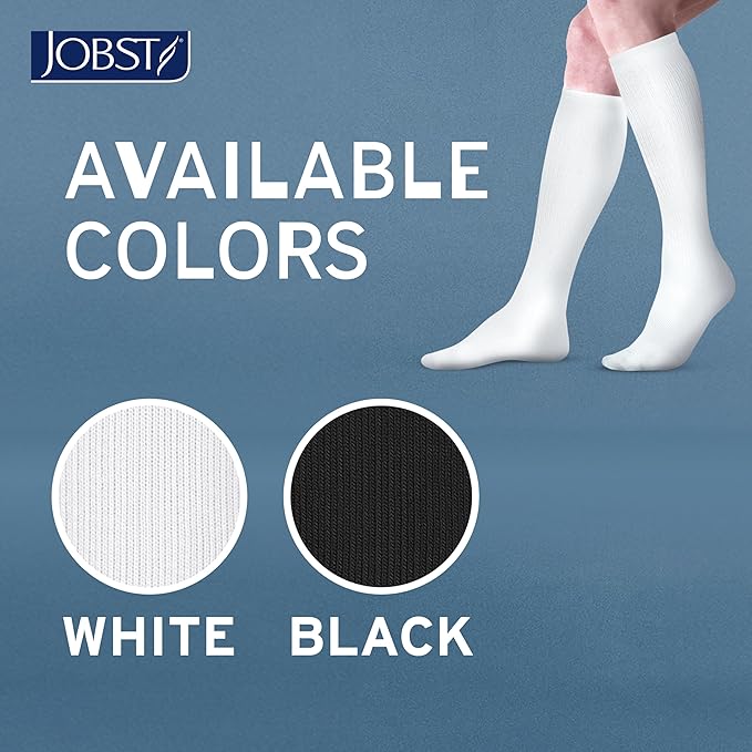 JOBST ACTIVA Athletic 20-30 mmHg Compression Socks Knee High, Closed Toe
