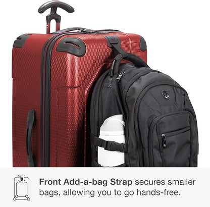 Traveler's Choice Maxporter II 30" Hardside Spinner Trunk Luggage, TSA Lock, Red