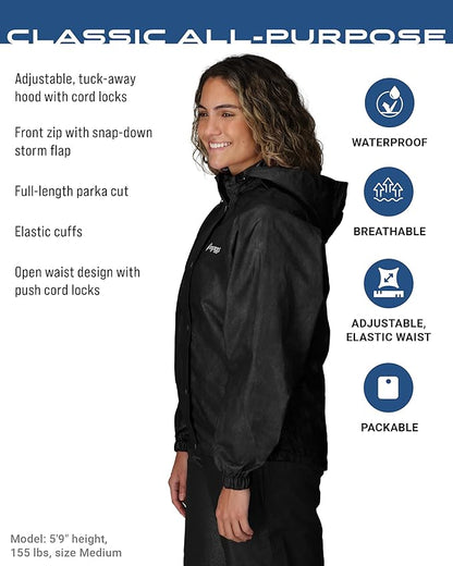 FROGG TOGGS Women's Classic All-Purpose Waterproof Breathable Rain Suit