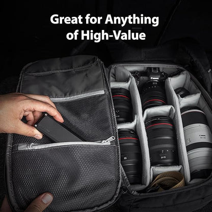 Elevation Lab AirTag 10-Year Extended Battery Case - Uses AA Batteries - 14x More Capacity Than CR2032 TimeCapsule | Waterproof, CR 2032 Battery Replacement