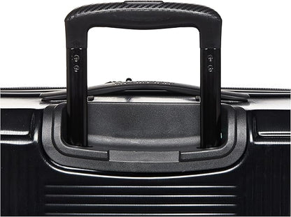 American Tourister Stratum XLT Expandable Hardside Luggage with Spinner Wheels, Jet Black, Checked-Large 28-Inch