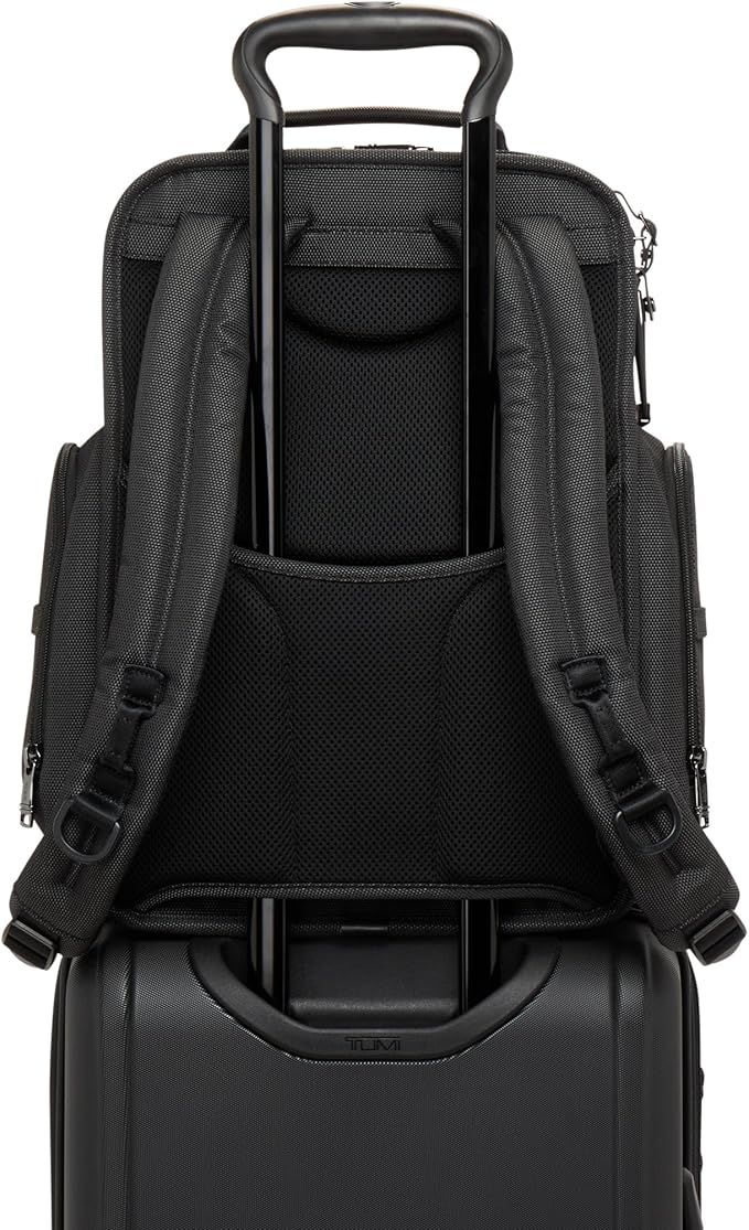 TUMI - Alpha Brief Pack - Men's Laptop Backpack with Padded Adjustable Straps - Fit up to 15" Screen - 17.0" X 12.0" X 8.0" - Reflective TUMI Jacquard
