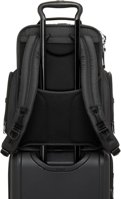TUMI - Alpha Brief Pack - Men's Laptop Backpack with Padded Adjustable Straps - Fit up to 15" Screen - 17.0" X 12.0" X 8.0" - Reflective TUMI Jacquard