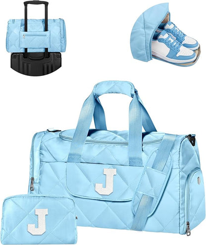 Best Friend Birthday Gifts for Women, Personalized Weekender Bag for Overnight, Airplane Friendly Travel Bag with Toiletries, Unique Gift for Mom, Sister, Teacher, Women, Teens