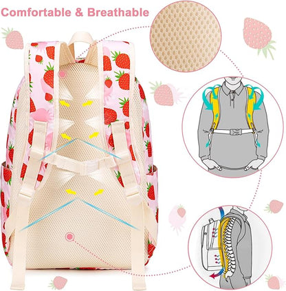 CAMTOP Backpack for Kids, Boys Girls Preschool Backpacks with Lunch Box Toddler Kindergarten School Bookbag Set