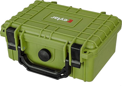 Eylar Protective Gear and Camera Hard Case Water & Shock Proof w/Foam TSA Approved 8.12 inch 6.56 inch 3.56 inch (OD Green)
