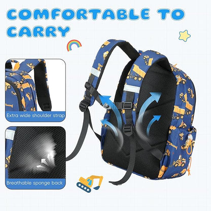 CAMTOP Backpack for Kids, Boys Girls Preschool Backpacks with Lunch Box Toddler Kindergarten School Bookbag Set