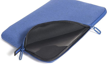 TUCANO Melange Neoprene Sleeve Compatible with MacBook Air/Pro 13" Laptop 12", 4mm Thick, Anti-Slip, Anti-Scratch - Blue