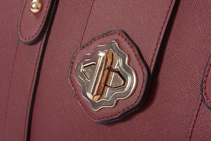 JKM & Company Rolling Laptop Bag for Women | Designer Wheeled Briefcase | Fits 13-17" Laptops | Office Travel Computer Case
