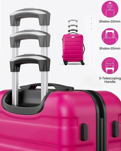 Suitour Luggage Sets 2 Piece with Spinner Wheels,Hard Shell 20 Carry on Suitcase and 28 inch Luggage with Spinner Wheels Suitcase Set with TSA Lock(20in/28in)