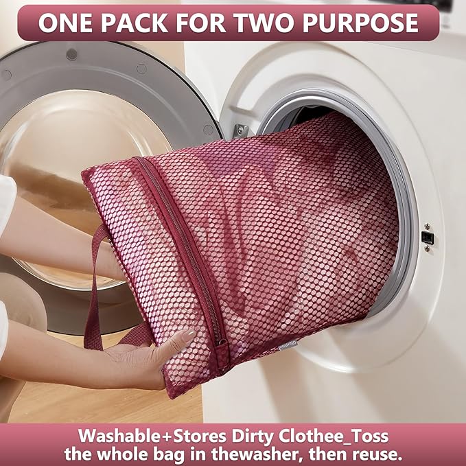 8 Set Packing Cubes for Travel,Gifts for Women Mom at Christmas,Anti-Tear Suitcase Organizers for Luggage with Hook Toiletry Bag,Teens & Friendship Gift,Vacation Essentials & Cruise Accessories,Wine