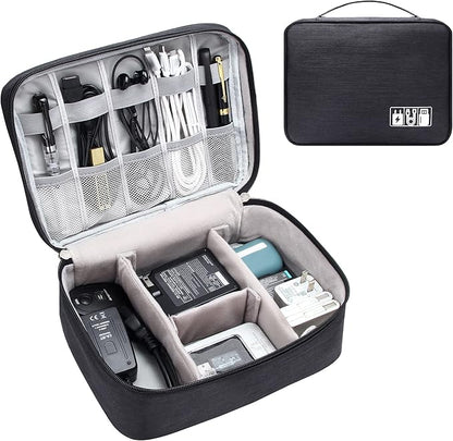 Electronics Organizer Travel Cable Organizer Bag Waterproof Portable Digital Storage Bag Electronic Accessories Case Cable Charger Organizer Case