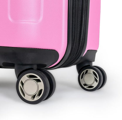 Kenneth Cole REACTION Renegade Luggage Expandable 8-Wheel Spinner Lightweight Hardside Suitcase, Watermelon, 2-Piece Set (20"/28")