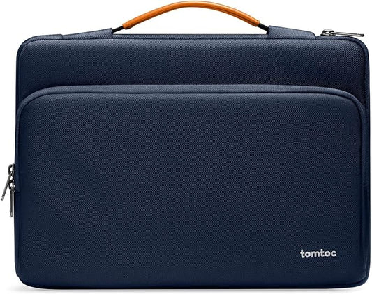 tomtoc 360 Protective Laptop Carrying Case compatible with 14-inch MacBook Pro M5/M4/M3/M2/M1 Pro/Max A3434 A3112 A3401 A3185 2025-2021, 12.9-13 Inch iPad Pro/Air, Water-Resistant Accessory Sleeve Bag
