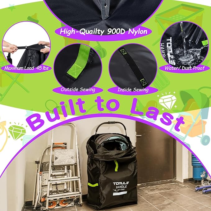 TOMULE Gate Check Stroller Bag for Airplane Travel,Waterproof Stroller Cover for Airplane Travel XL,Double Stroller Travel Bag for Airplane Padded(fits All Stroller, Black)