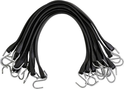 US Cargo Control 21" Rubber Tarp Straps (10-Pack)