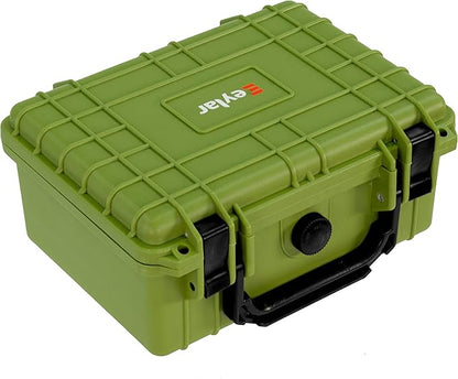Eylar Protective Camera Hard Case Water & Shock Proof w/Foam, TSA Standards 9.12 inch 7.56 inch 4.37 inch (OD Green)