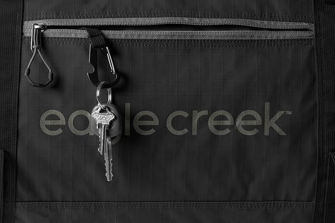 Eagle Creek No Matter What Rolling Duffel - Durable Rolling Bag for Travel - Adjustable Shoulder Strap - Heavy Duty Wheels - Lockable Zippers - Multiple Carry Options - 130L - Black