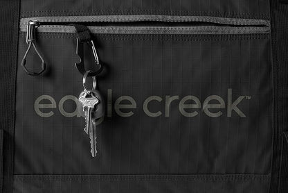 Eagle Creek No Matter What Rolling Duffel - Durable Rolling Bag for Travel - Adjustable Shoulder Strap - Heavy Duty Wheels - Lockable Zippers - Multiple Carry Options - 130L - Black