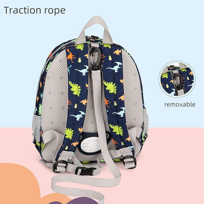 willikiva 3D Dinosaur Backpack Toddler Backpacks for Boys and Girls Kids Backpack Waterproof Preschool Safety Harness Leash (Dinosaur Paradise)