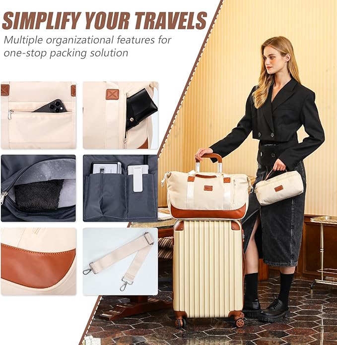 Luggage Sets 5 Piece Suitcases with Wheels, Suitcase Set ABS Hard Case Luggage with TSA Lock Spinner Wheels Durable Travel Luggage