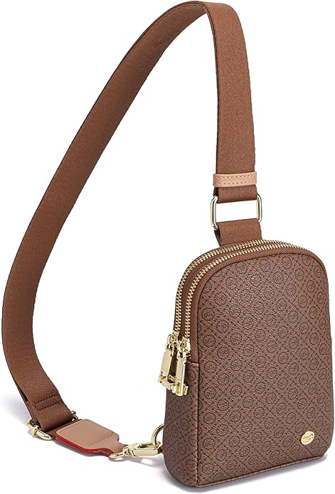 INICAT Small Anti Theft Crossbody Bags for Women, Vegan Leather Sling Cross Body Purse Travel Essentials Teen Girl Gifts