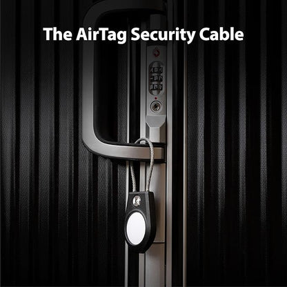 TagVault™ AirTag Security Cable (2 Pack) - The Secure AirTag Wire Cable Holder | Machined Torx Screw, Waterproof, Compact | Great for Luggage, Keys, Backpacks & More | Elevation Lab
