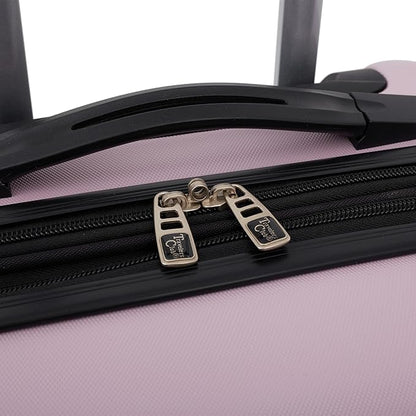 Travelers Club Chicago Hardside Expandable Spinner Luggage, Lilac, 20" Carry-On