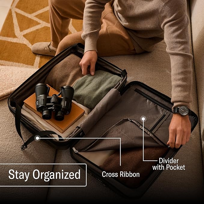 Samsonite Freeform Hardside Expandable with Double Spinner Wheels, Sage Green, Checked-Medium 24-Inch