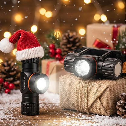 EverBrite Rechargeable Headlamp, 1000 Lumen LED Rechargeable Headlight with 5 Light Modes, Magnetic Base and Adjustable Headstrap,Perfect for Camping, Hiking, Caving, Fishing