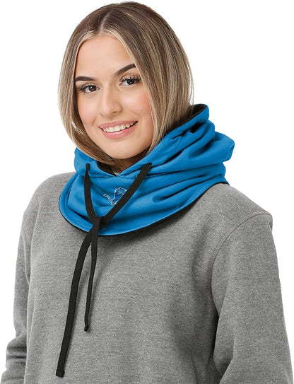 NFL Team Logo Team Color Drawstring Winter Cap Hooded Gaiter Balaclava Face Cover