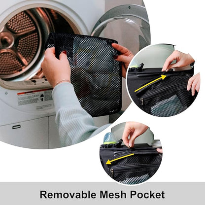 TOPDesign Universal Baby Stroller Organizer, Double Stroller Caddy with Detachable Mesh Bag & Heightened Insulated Cup Holders & Non-Slip Secure Hooks Accessories, Fits Most Strollers (Grey)