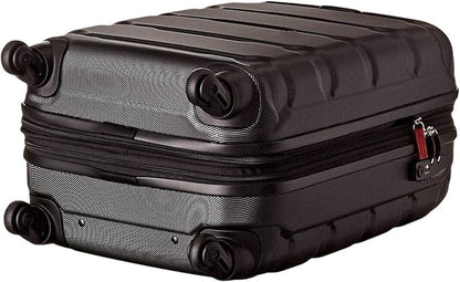 Samsonite Omni PC Hardside Expandable Luggage with Spinner Wheels, Black, 2-Piece Set (20/24)