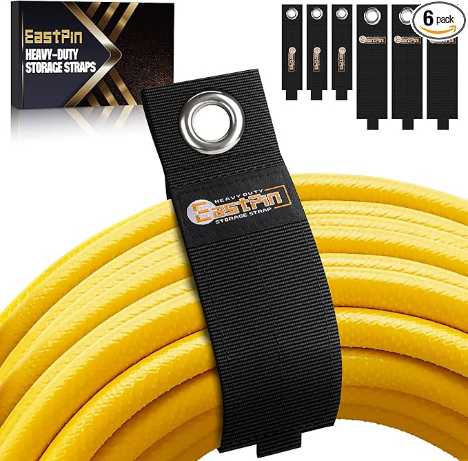 Storage Straps for Men - Extension Cord Organizer Holder, Cable Wrap Keeper, Garage Wall Organization, Stocking Stuffers and Gifts for Men Who Have Everything