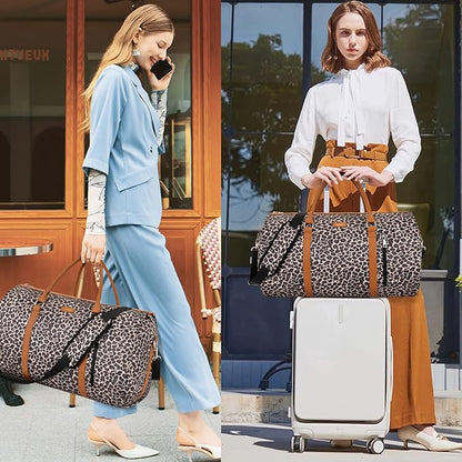 Garment Bag for Travel Convertible Carry On Garment Bag Large Travel Duffel Bags for Women 2 in 1 Hanging Suitcase Suit Travel Bags for Women & Men 3pcs Set