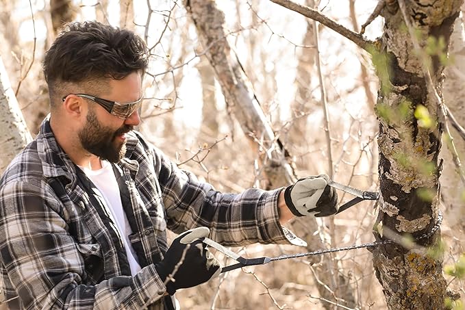 Coghlan’s Pocket Chainsaw 37 Inch – Compact Handheld Manual Saw with 26 Sharp Teeth – Portable, Lightweight Tool for Camping, Hiking, and Emergency Wood Cutting - Fast, Durable Tree & Branch Trimmer