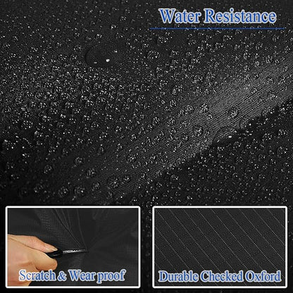 2pack Extra Large Laundry Bag 55x43.3" + Silicone Tote Handle, Heavy Duty Oxford Dirty Clothes Travel Drawstring Bags Storage Sack, Easy fit Laundry Hamper and Basket (Machine Washable, Black)
