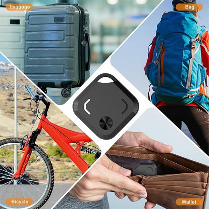 2025 New Android Air Tracker Tags-4 Pack for Both iOS & Android Phones, Dual System Bluetooth Tracker Compatible with Apple Find My (iOS) & Google Find Hub (Android) Device for Luggage, Keys, Backpack